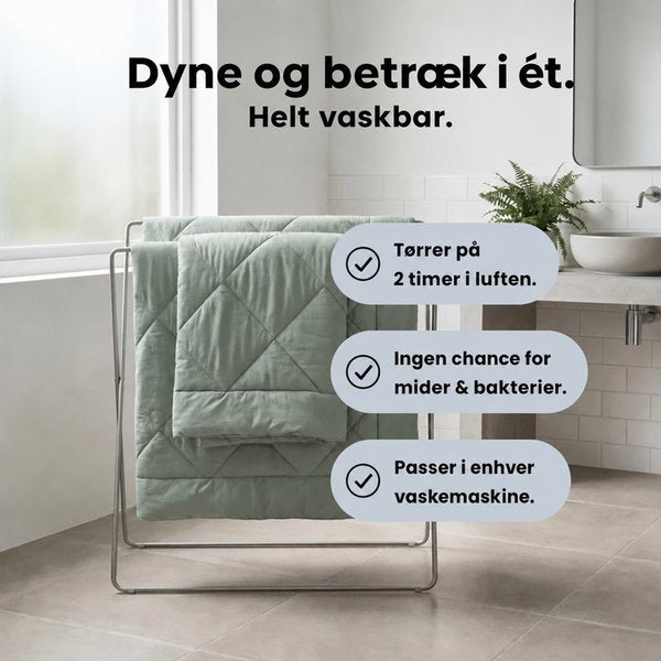 EasySleep® Dyne – Den hurtigtørrende 2-i-1 dyne